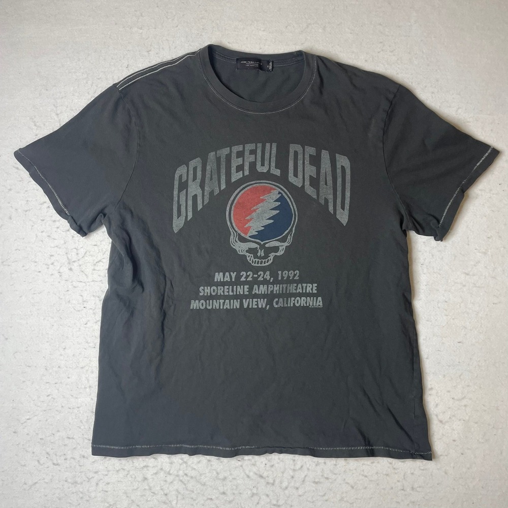 Junk Food Clothing Grateful Dead Shoreline Amphitheatre‎ 1992 T Shirt XL